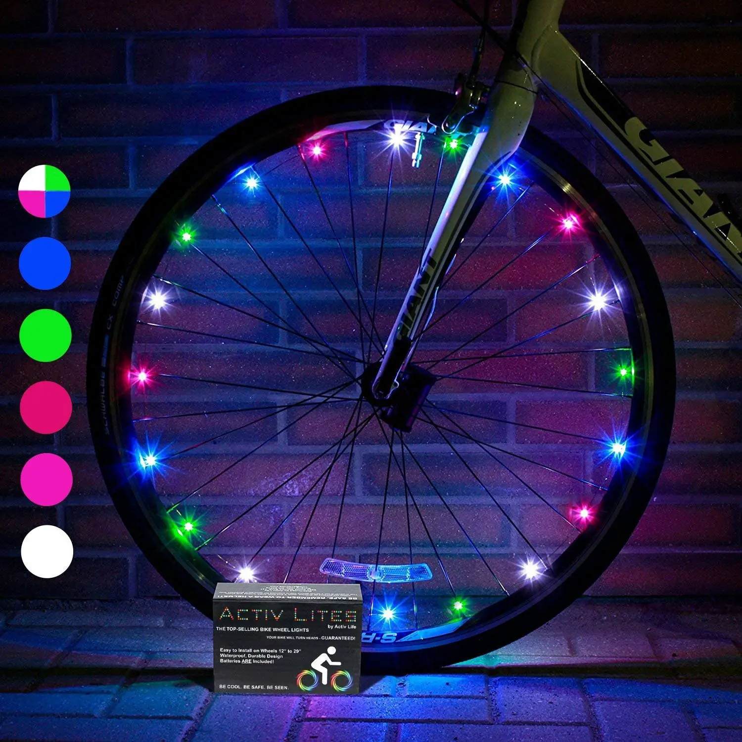 activ life led bicycle wheel lights