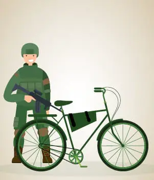 9World War II Military Bicycles