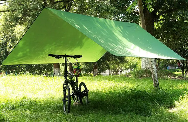tarp cover for bike