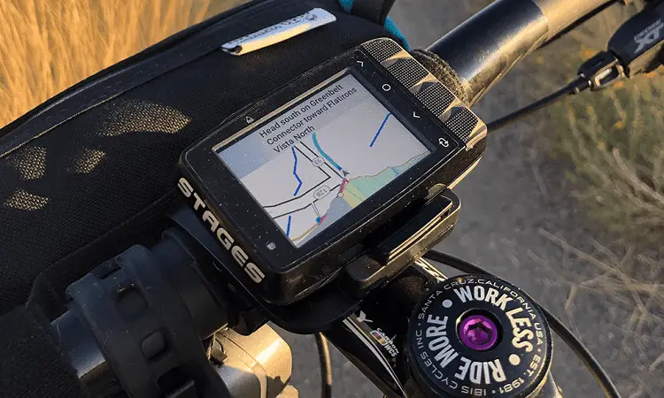 How does a GPS bike computer work?