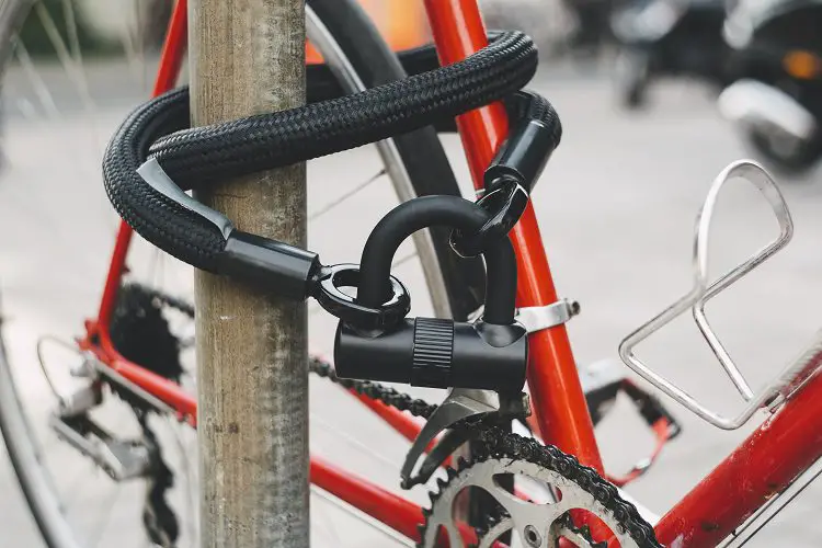Heavy chain bike lock