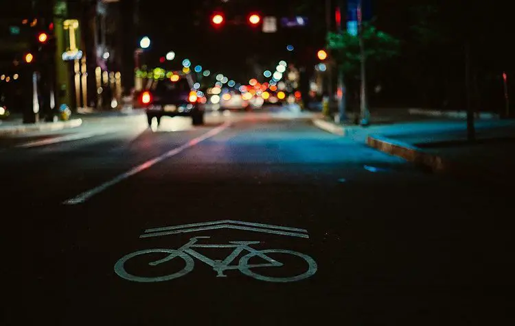 Riding Bikes at Night